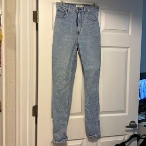 AF JEAND 90s slim straight ultra high rise